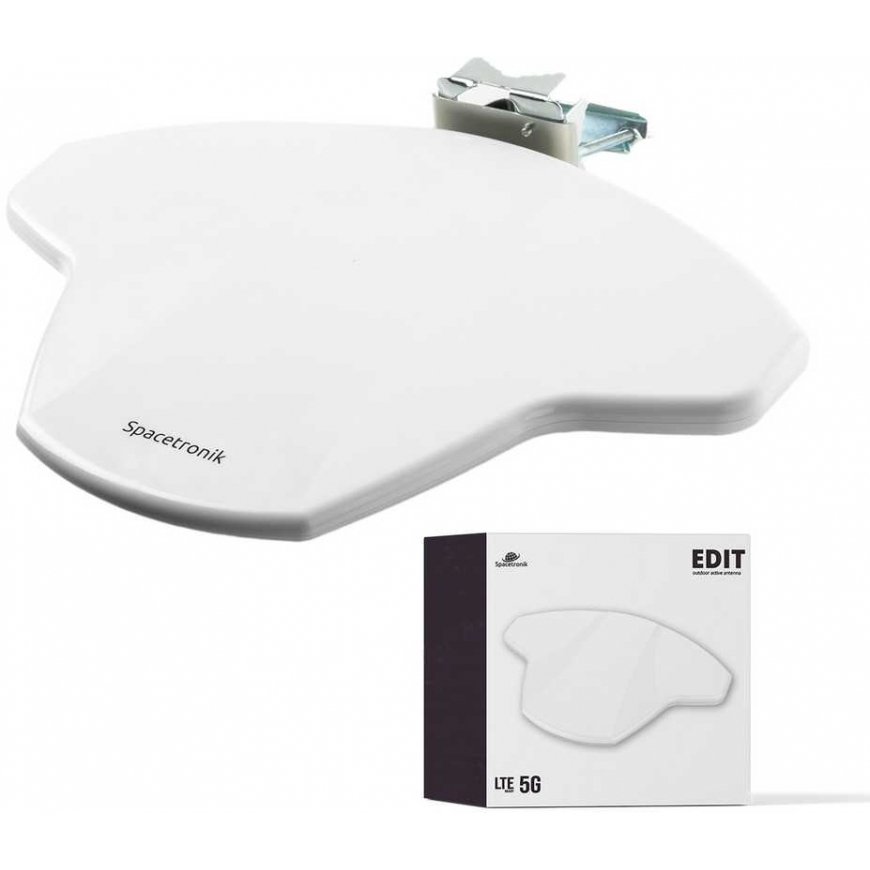 Spacetronik EDIT White DVB-T2 antenna Active – 4
