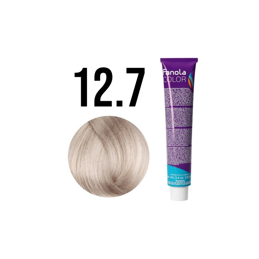 Fanola Colouring Cream professional permanent hair colour 12.7 1 – 2