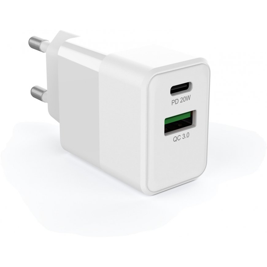 FoneKit Double 20W charger, USB-C +