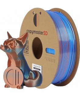 Copymaster3D Duo-Silk filament for 3D printer, 1.75 mm, blue/orange
