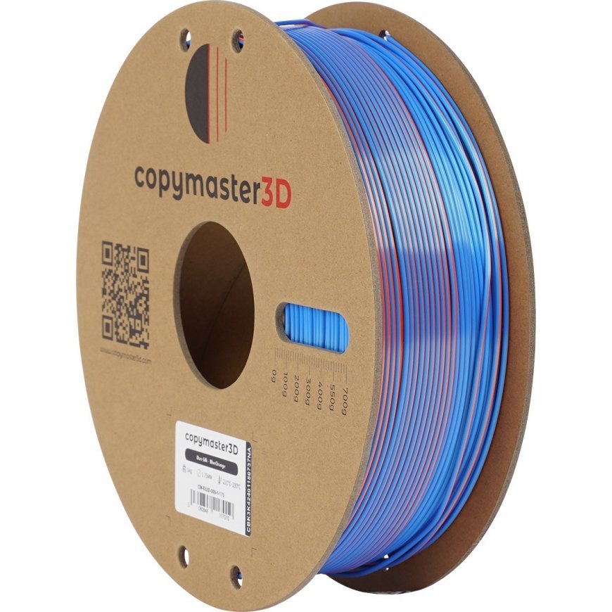 Copymaster3D Duo-Silk filament for 3D printer, 1.75 mm, blue/orange – 3