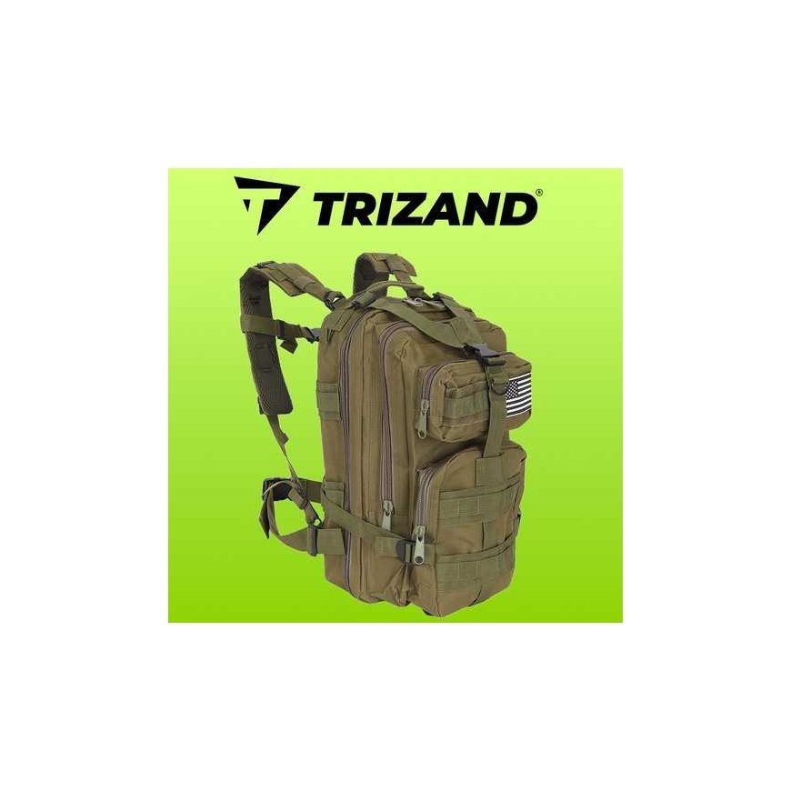 Trizand Green small tourist backpack 23243 – 3
