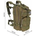 Trizand Green small tourist backpack 23243 Trizand Green small tourist backpack 23243