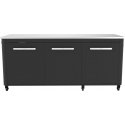 Cozze Outdoor Kitchen - outdoor kitchen / table, with three doors Cozze Outdoor Kitchen - outdoor kitchen / table, with three doors