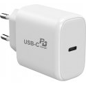 FoneKit GaN PD 65W -verkkovirtalaturi, USB-C, valkoinen FoneKit GaN PD 65W -verkkovirtalaturi, USB-C, valkoinen