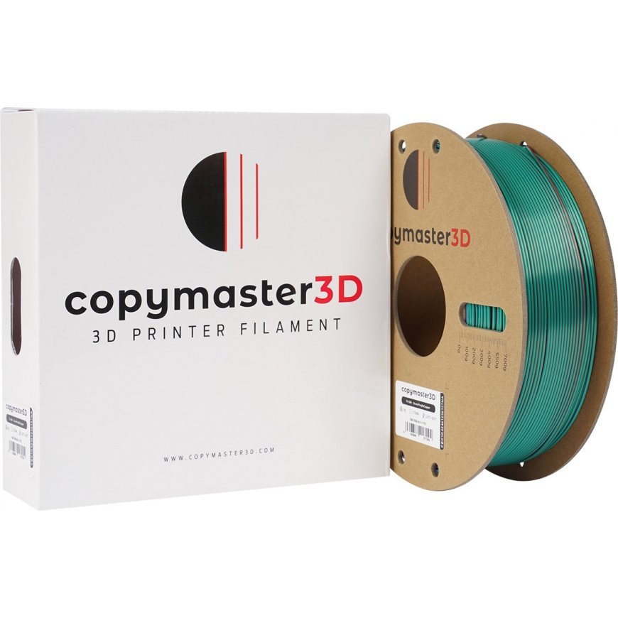 Copymaster3D Tri-Silk filament for 3D printer, 1.75 mm, green/lilac/copper – 5