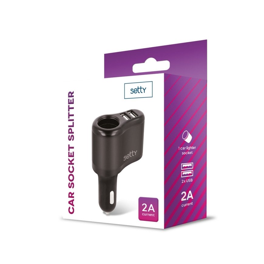 Setty RGS-01 Car Socket Splitter 2x