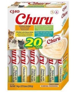 Inaba cat churu varieties - vištiena - przysmak katei 20 x 14 g