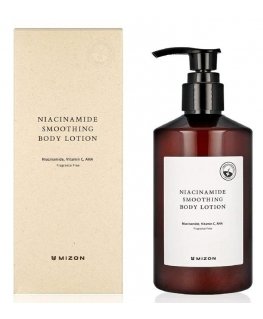 Kūno losjonas Mizon Niacinamide Smoothing Losjonas kūnui, su niacinamidu, vitaminu C ir AHA grupės rūgštimis, 300 ml
