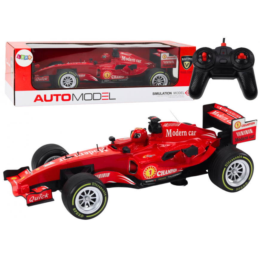 Lean Toys Remote Control RC Racer 1:12 Red Light Sounds