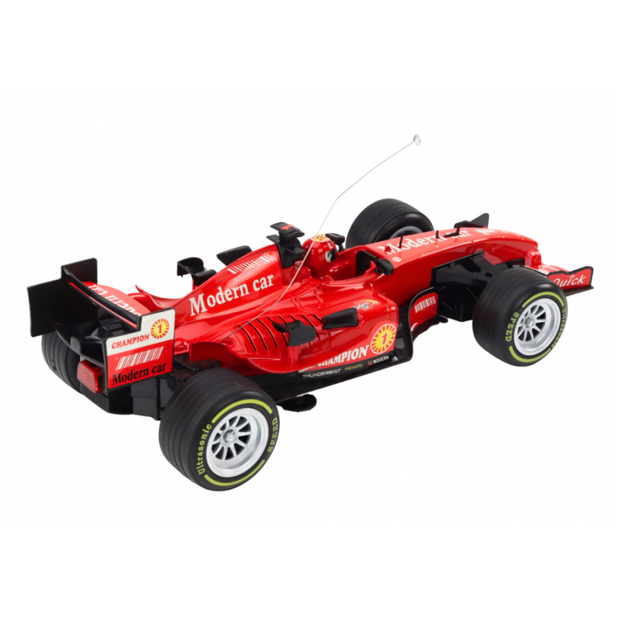 Lean Toys Nuotoliniu būdu valdomas RC Racer 1:12 raudonos šviesos garsai – 3