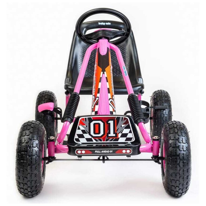 Baby Mix Go Kart Razor - pedalinis gokartas | Rožinis – 2