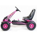 Baby Mix Go Kart Razor - pedalinis gokartas | Rožinis Baby Mix Go Kart Razor - pedalinis gokartas | Rožinis