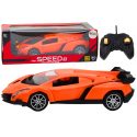 Lean Toys Remote Controlled Sports Car Orange RC Car 1:16 Lean Toys Remote Controlled Sports Car Orange RC Car 1:16