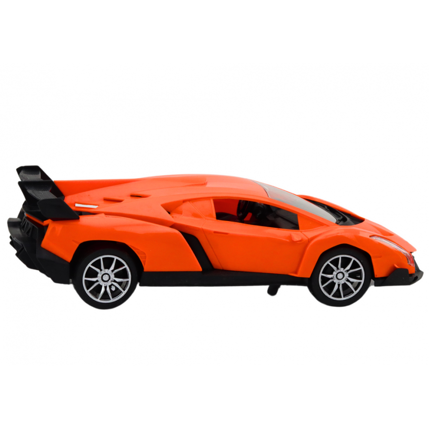 Lean Toys Remote Controlled Sports Car Orange RC Car 1:16 – 3