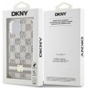 DKNY IML Plaid Solid Color Print Stripes MagSafe Case for iPhone 15/14/13 - Beige