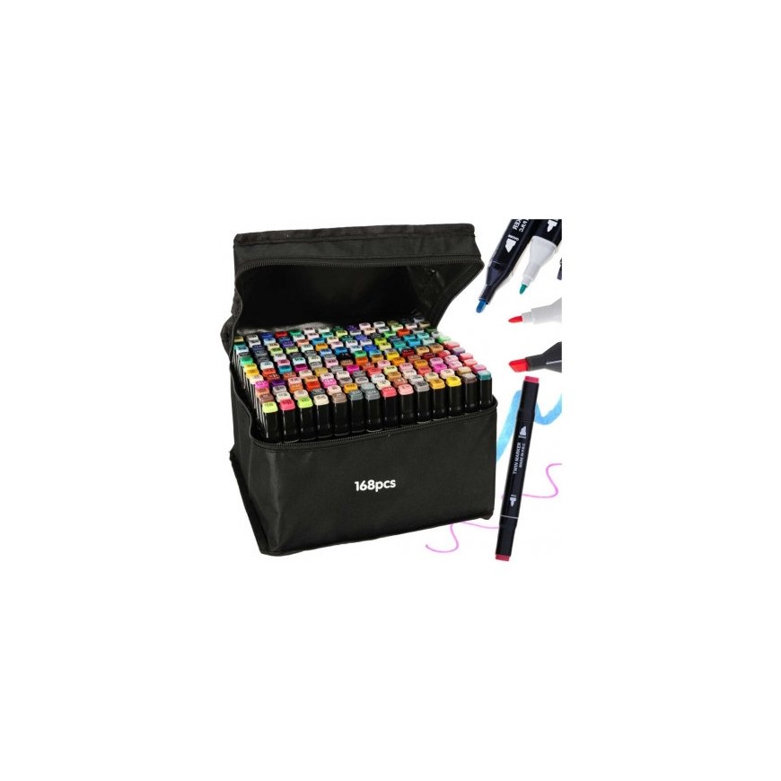 RoGer Double-sided alcohol markers 168pcs