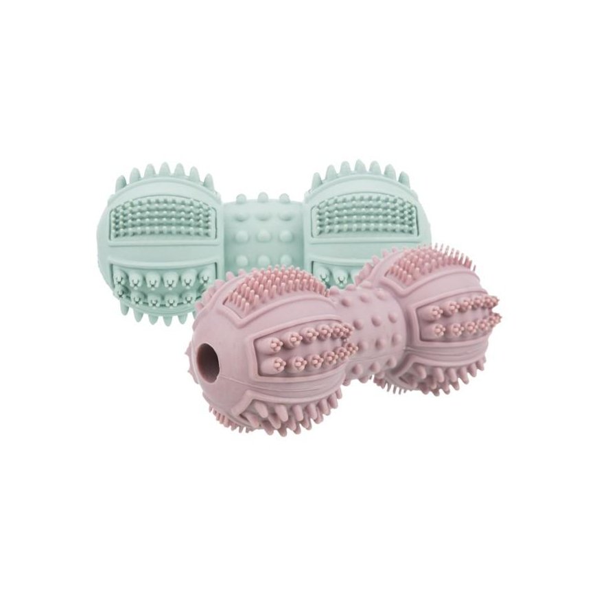 TRIXIE Junior Dumbbell, natural rubber, 9 cm
