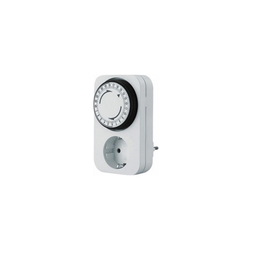 Bachmann 24h, 1x Schuko 16A/230V~/3680W Balts Ikdienas taimeris