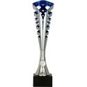 Detail Silver-blue plastic cup Detail Silver-blue plastic cup
