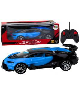 Lean Toys Sports Car Remote Controlled Auto RC Blue 1:16