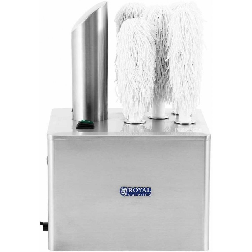Royal Catering Polishing machine for glass polishing with 5 brushes 1320 W – 5