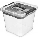 Orplast STORAGE BOX WITH LID AND HANDLE 29X29X26CM 13L Orplast STORAGE BOX WITH LID AND HANDLE 29X29X26CM 13L