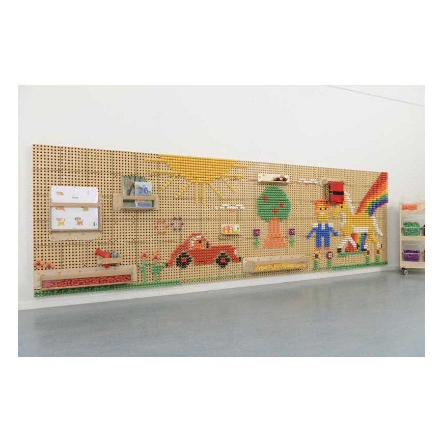 MASTERKIDZ Wall Panel Science Board Creative STEM 120x80 cm without mounting plate – 5