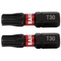 25 pcs. 1/4" impact bits for TORX screws T30/25mm, Bahco [66IM/T30C-25P]