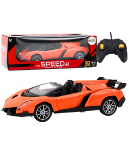 Lean Toys Car Remote Controlled Sports Car RC 1:16 Orange