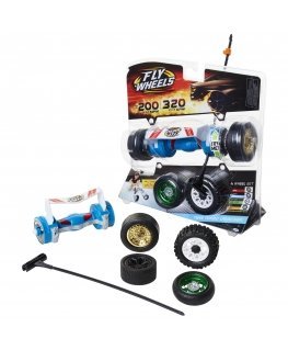 Jakks Pacific Fly Wheels - Twin Turbo Launcher - Blue