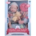 WOOPIE ROYAL Lėlė Bobas 36 cm w Ubranku su Misiem Priedai do Karmienia WOOPIE ROYAL Lėlė Bobas 36 cm w Ubranku su Misiem Priedai do Karmienia