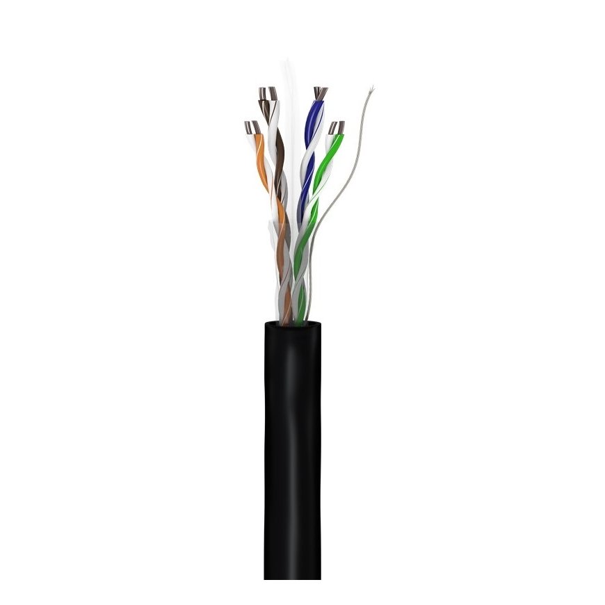 Goobay 57199 сетевой кабель Черный 100 m Cat6 U/UTP (UTP) – 2