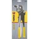 Topex Kniediukas aliuminio kniedėms 2,4 / 3,2 / 4,0 / 4,8 mm, kelių padėčių Topex Kniediukas aliuminio kniedėms 2,4 / 3,2 / 4,0 / 4,8 mm, kelių padėčių