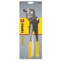 Topex Rivet for aluminum rivets 2.4 / 3.2 / 4.0 / 4.8 mm, multi-position Topex Rivet for aluminum rivets 2.4 / 3.2 / 4.0 / 4.8 mm, multi-position