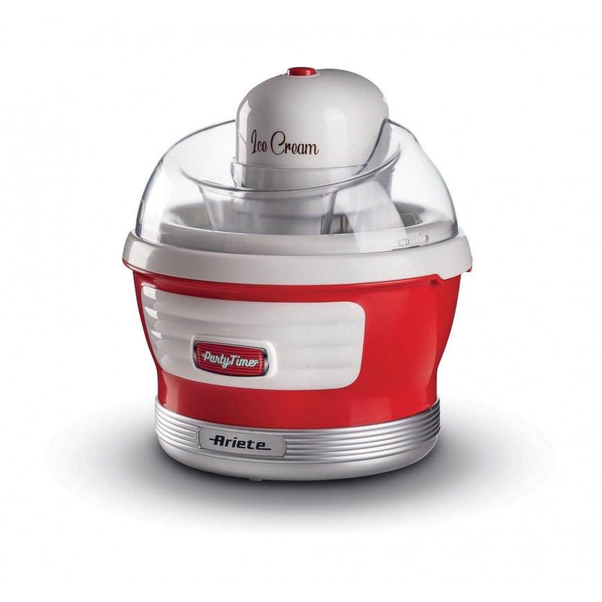 Ariete 0643/00 Tradicinių ledų gaminimo aparatas 1,5 L 12 W Raudona, Balta
