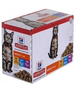 Hill's feline adult multipack classic - sachet 12x85g