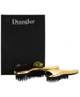 Dtangler Miraculous Gold Set - Gift set of hair brushes