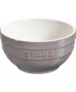 Staub round bowl - 12 cm, Antique gray