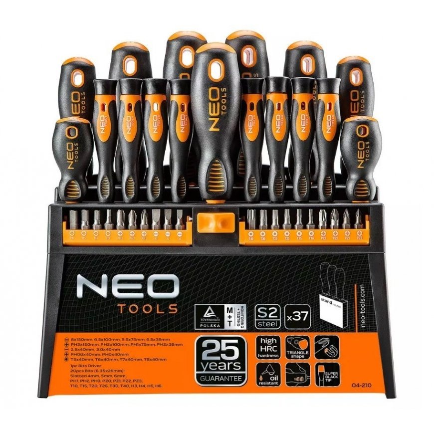 NEO tools Skrūvgriežu un skrūvgriežu uzgaļu