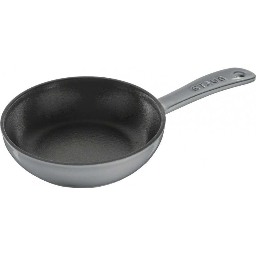 Staub cast iron pan - 16 cm, graphite