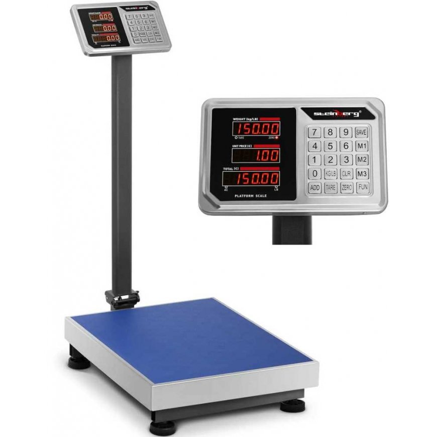 Kitchen scale Steinberg Systems Warehouse scale with LED counting 45 x 60 cm 150 kg / 20 g
