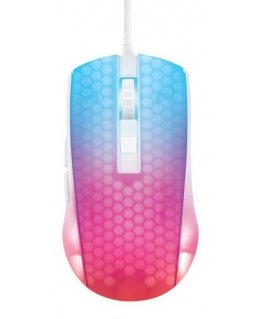 Deltaco GAM-144-W kompiuterio pelė Žaidimams Dešinės rankos USB A tipo 6200 DPI