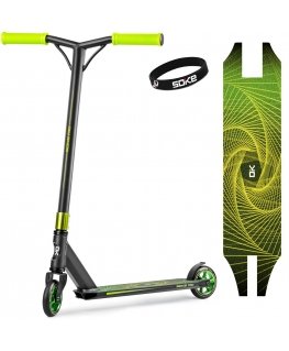 Самокат SOKE PRO (1521) Yellow/Green 110mm