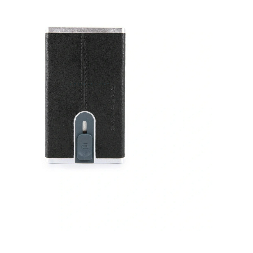 Piquadro Piquadro, Black Square, Leather, Card