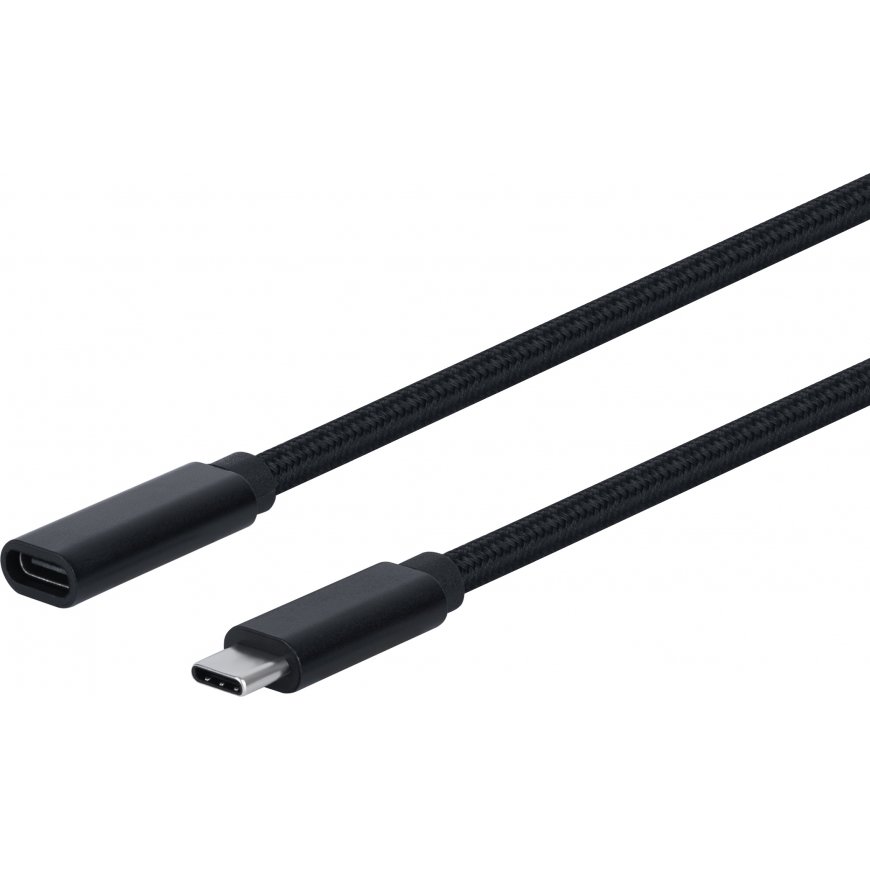 Fuj:tech USB-C - USB-C 3.2 -jatkokaapeli, 2 m