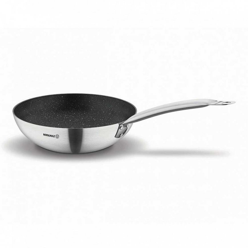 PLIENINĖ KEPTUVĖ KORKMAZ GASTRO 40cm A2858