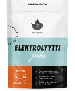 Puhdistamo Athletics Elektrolyyttijauhe Tropical, 240 g
