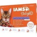 Iams Cat Adult Land & Sea collection in Gravy 12x85g