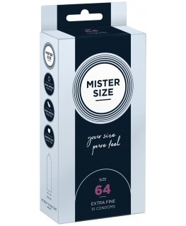 MISTER SIZE 64 10 vnt Glotnus